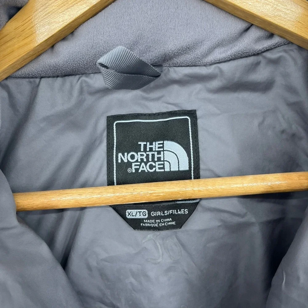 The North Face Girls XL Blue Quilted Diamond Puffer‎ Jacket Winter Coat 550